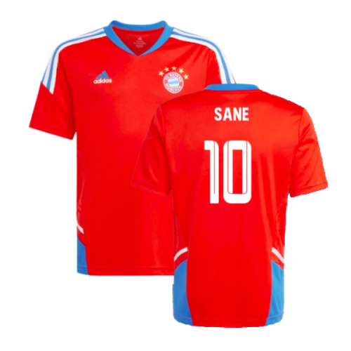 2022-2023 Bayern Munich Training Jersey (Red) - Kids (SANE 10)