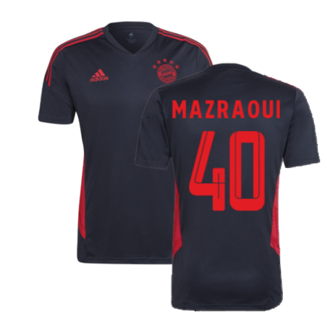 2022-2023 Bayern Munich Training Shirt (Black) (MAZRAOUI 40)