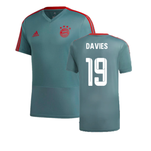 2022-2023 Bayern Munich Training Shirt (Raw Green) (DAVIES 19)