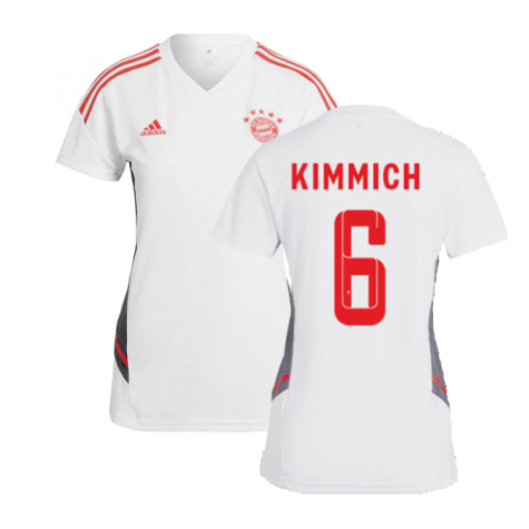 2022-2023 Bayern Munich Training Shirt (White) - Ladies (KIMMICH 6)