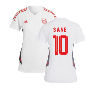 2022-2023 Bayern Munich Training Shirt (White) - Ladies (SANE 10)