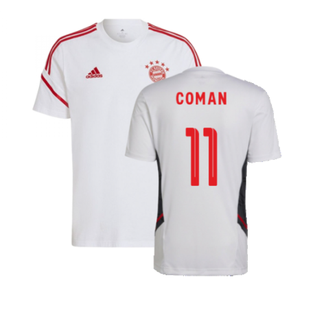 2022-2023 Bayern Munich Training Tee (White) (COMAN 11)