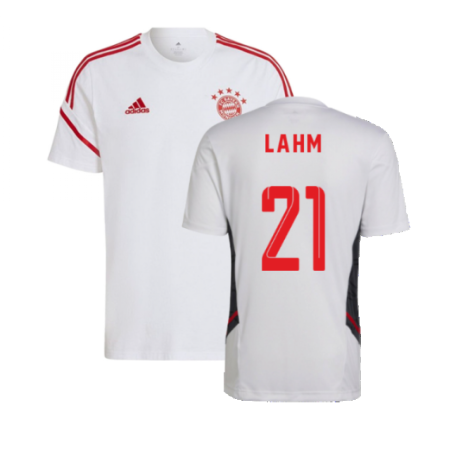 2022-2023 Bayern Munich Training Tee (White) (LAHM 21)