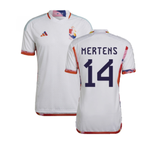 2022-2023 Belgium Authentic Away Shirt (MERTENS 14)