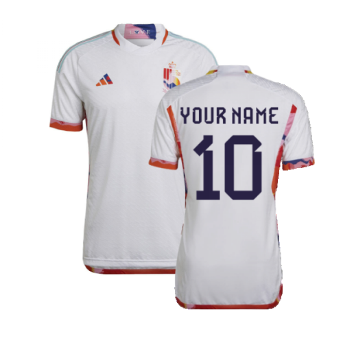 2022-2023 Belgium Authentic Away Shirt (Your Name)