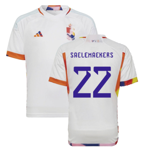 2022-2023 Belgium Away Shirt (Kids) (SAELEMAEKERS 22)