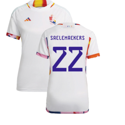 2022-2023 Belgium Away Shirt (Ladies) (SAELEMAEKERS 22)