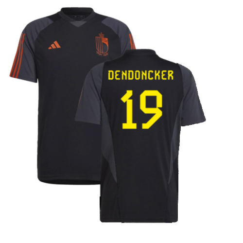 2022-2023 Belgium CO Tee (Black) (DENDONCKER 19)