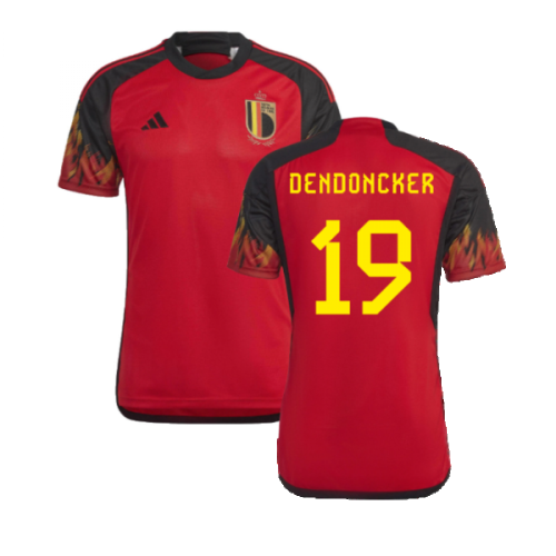 2022-2023 Belgium Home Shirt (Dendoncker 19)