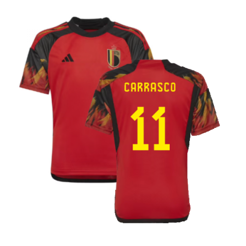 2022-2023 Belgium Home Shirt (Kids) (Carrasco 11)