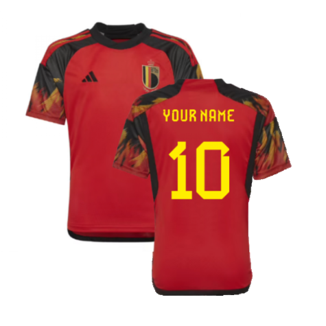 2022-2023 Belgium Home Shirt (Kids) (Your Name)