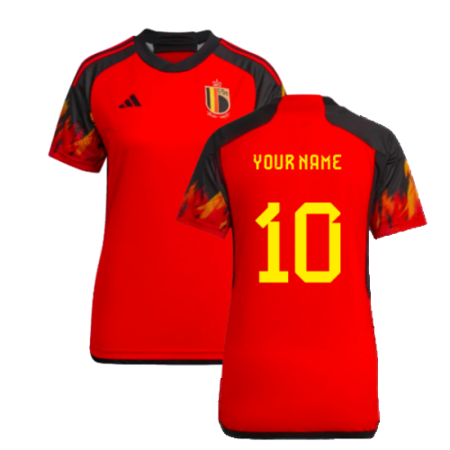 2022-2023 Belgium Home Shirt (Ladies) (Your Name)