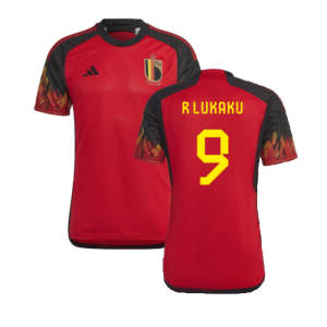 2022-2023 Belgium Home Shirt (R Lukaku 9)