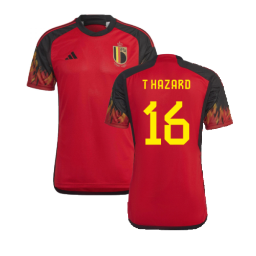 2022-2023 Belgium Home Shirt (T Hazard 16)