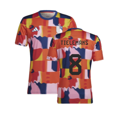 2022-2023 Belgium Pre-Match Shirt (Tielemans 8)