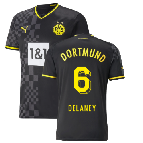 2022-2023 Borussia Dortmund Away Shirt (DELANEY 6)