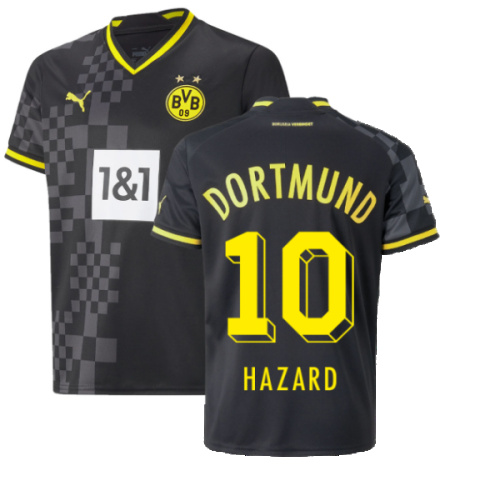 2022-2023 Borussia Dortmund Away Shirt (Kids) (HAZARD 10)