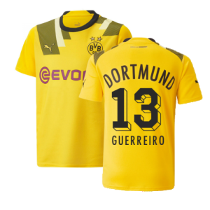 2022-2023 Borussia Dortmund CUP Shirt (Kids) (GUERREIRO 13)