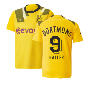 2022-2023 Borussia Dortmund CUP Shirt (Kids) (HALLER 9)