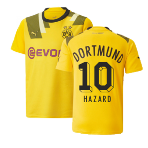 2022-2023 Borussia Dortmund CUP Shirt (Kids) (HAZARD 10)