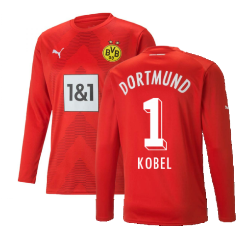 2022-2023 Borussia Dortmund Goalkeeper Shirt (Red) (Kobel 1)