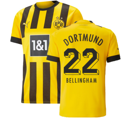 2022-2023 Borussia Dortmund Home Shirt (BELLINGHAM 22)