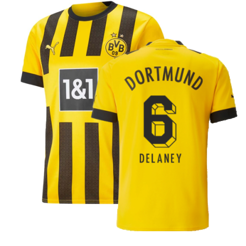 2022-2023 Borussia Dortmund Home Shirt (DELANEY 6)