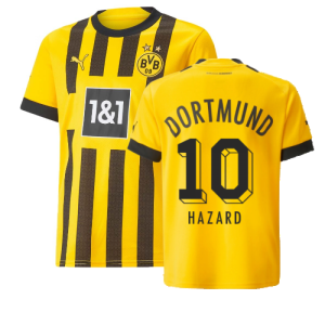 2022-2023 Borussia Dortmund Home Shirt (Kids) (HAZARD 10)