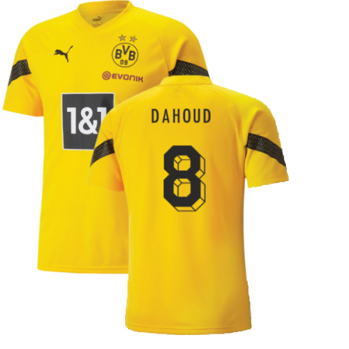 2022-2023 Borussia Dortmund Training Jersey (Yellow) (DAHOUD 8)