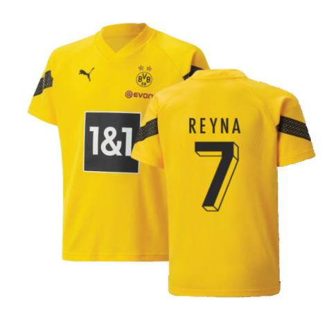 2022-2023 Borussia Dortmund Training Jersey (Yellow) - Kids (REYNA 7)