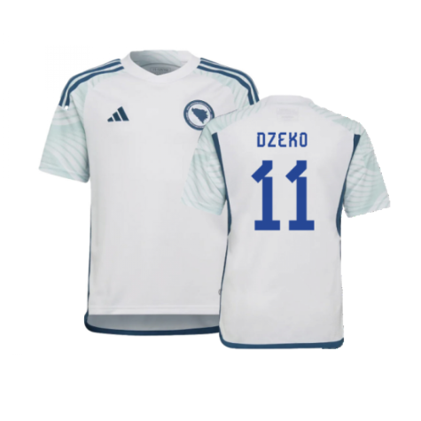 2022-2023 Bosnia Herzegovina Away Shirt (Kids) (DZEKO 11)