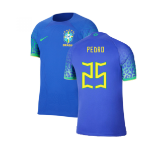 2022-2023 Brazil Away Dri-Fit ADV Vapor Shirt (Pedro 25)