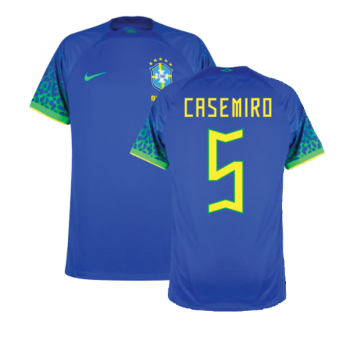 2022-2023 Brazil Away Shirt (CASEMIRO 5)