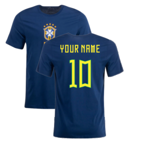 2022-2023 Brazil Crest Tee (Navy)