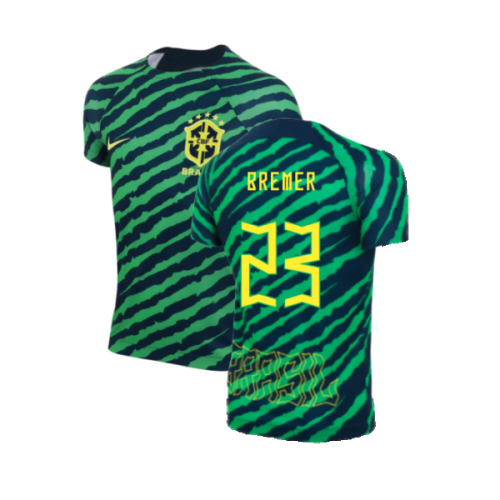 2022-2023 Brazil Dri-Fit Pre-Match Shirt (Kids) (Bremer 23)