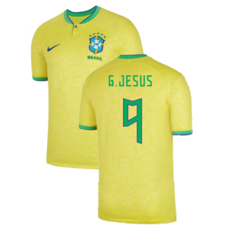 2022-2023 Brazil Home Shirt (G.JESUS 9)