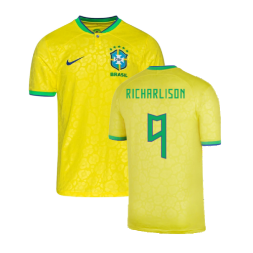 2022-2023 Brazil Home Shirt (Kids) (RICHARLISON 9)