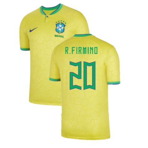 2022-2023 Brazil Home Shirt (R.FIRMINO 20)