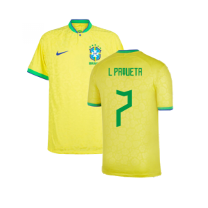 2022-2023 Brazil Home Vapor Shirt (L Paqueta 7)