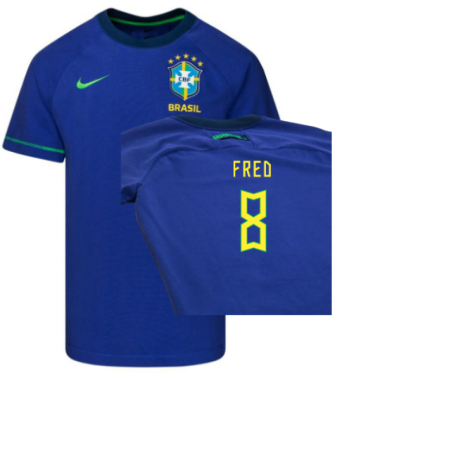 2022-2023 Brazil Travel Short Sleeve Top (Fred 8)