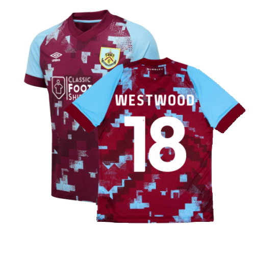 2022-2023 Burnley Home Shirt (WESTWOOD 18)