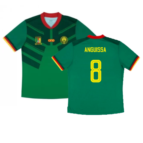 2022-2023 Cameroon Home Pro Shirt (Kids) (ANGUISSA 8)