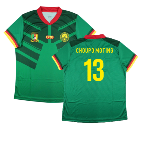 2022-2023 Cameroon Home Pro Shirt (Womens) (CHOUPO MOTING 13)