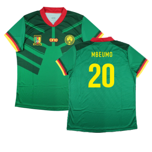 2022-2023 Cameroon Home Pro Shirt (Womens) (MBEUMO 20)