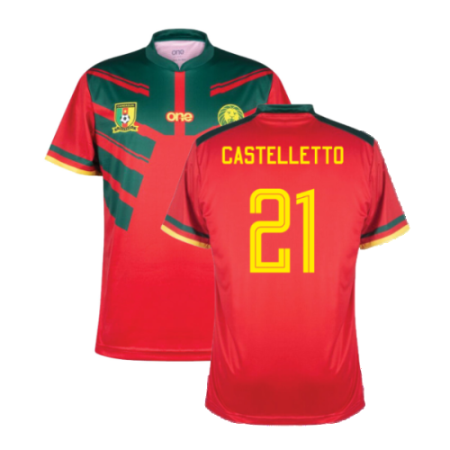 2022-2023 Cameroon Third Pro Football Shirt (CASTELLETTO 21)