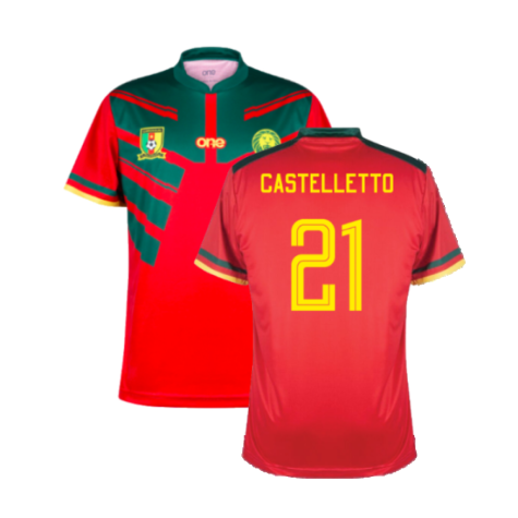 2022-2023 Cameroon Third Pro Shirt (Kids) (CASTELLETTO 21)