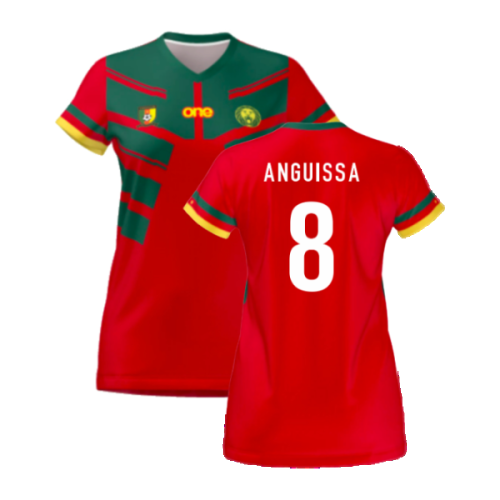 2022-2023 Cameroon Third Red Pro Shirt (Ladies) (ANGUISSA 8)