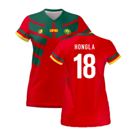 2022-2023 Cameroon Third Red Pro Shirt (Ladies) (HONGLA 18)