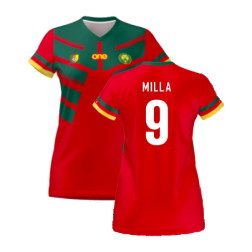 2022-2023 Cameroon Third Red Pro Shirt (Ladies) (MILLA 9)