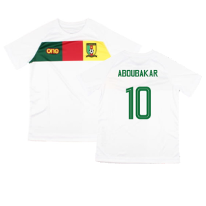 2022-2023 Cameroon Training Tee (White) - Kids (ABOUBAKAR 10) 2022-2023 Cameroon Training Tee (White) - Kids (ABOUBAKAR 10)